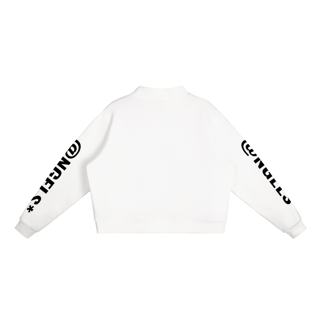 @NGELS*. Mock-Neck Crew Sweatshirt