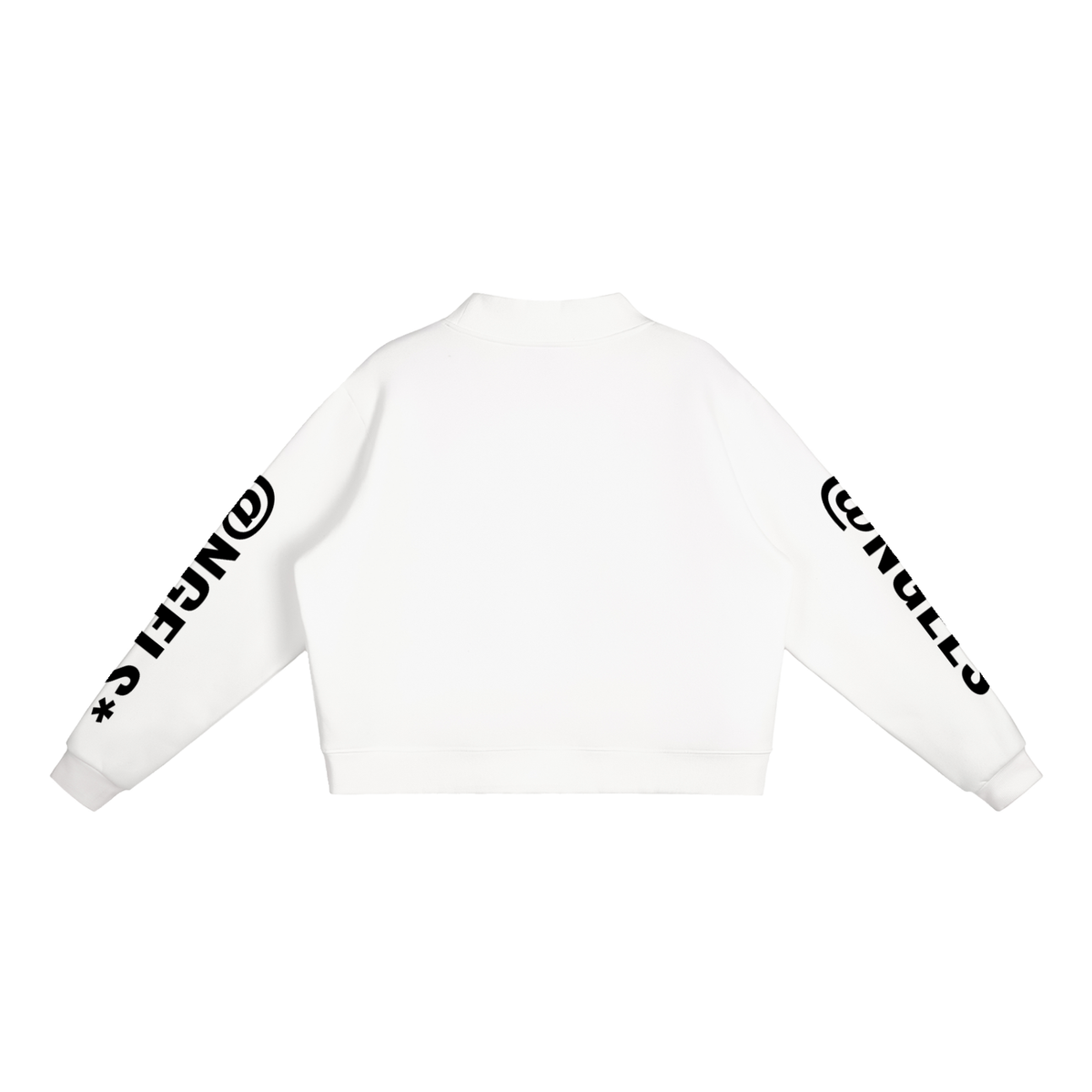 @NGELS*. Mock-Neck Crew Sweatshirt