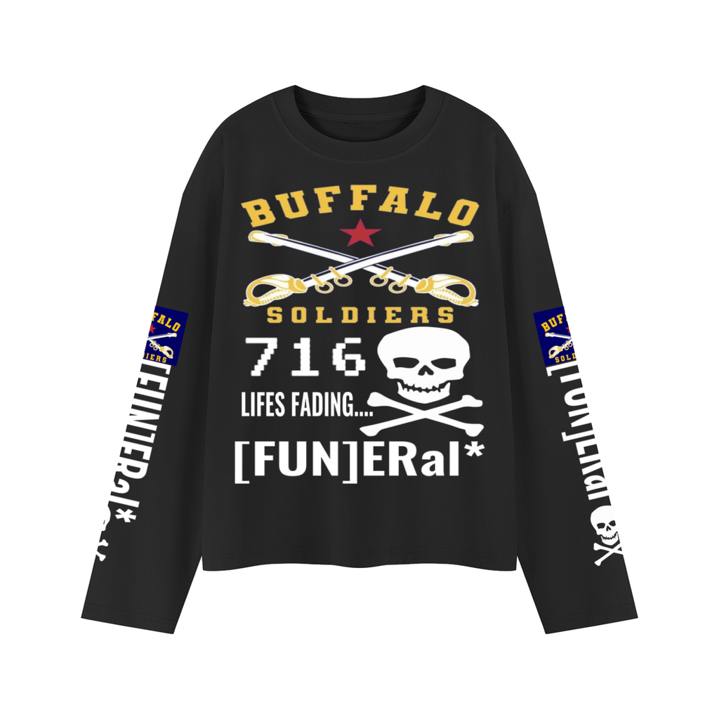 “BUFFALO SOLDIERS” Long Sleeve Boxy T-Shirt