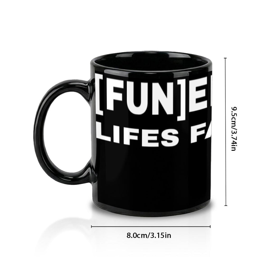 11oz Black Ceramic Mug