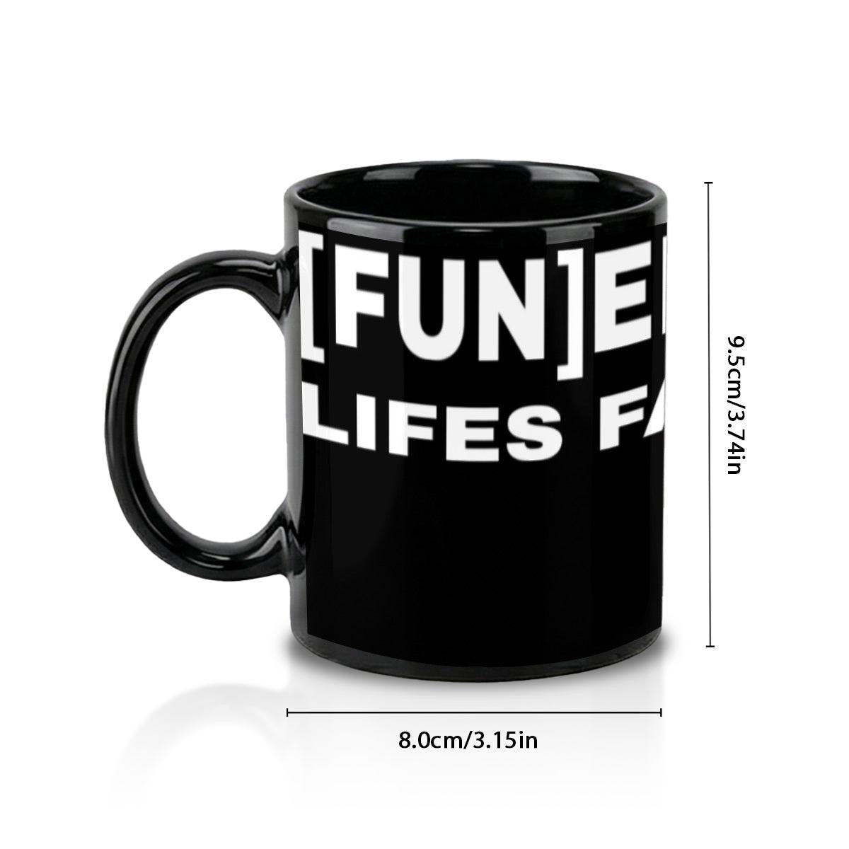 11oz Black Ceramic Mug