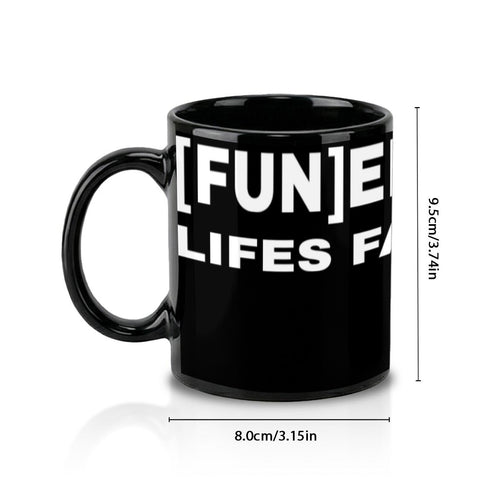 11oz Black Ceramic Mug