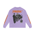 [FUN]ERaL* Acid Wash Oversize Long Sleeve T-Shirt