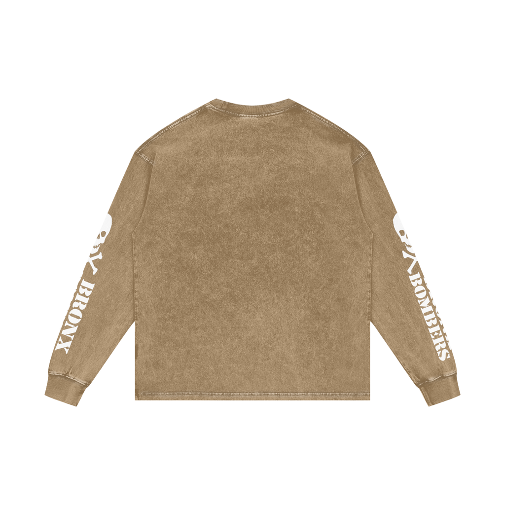 Acid Wash Long Sleeve T-Shirt