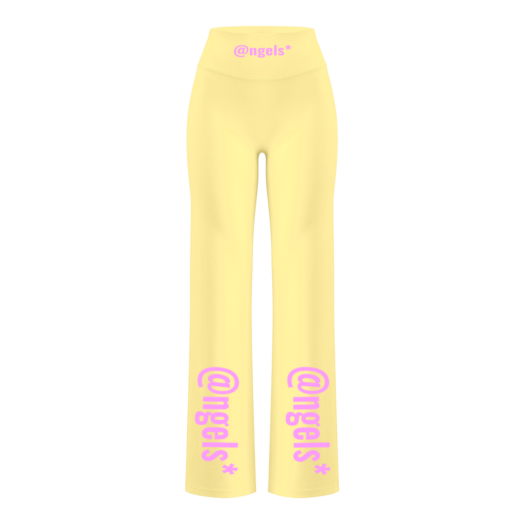 @NGELS* HIGH Waisted Straight Leg Yoga pants