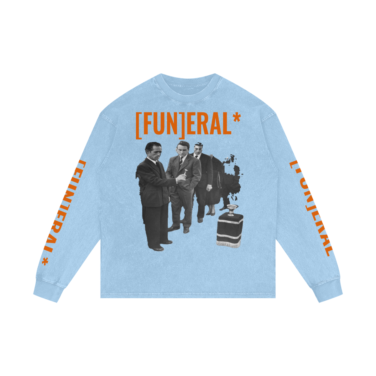 [FUNERAL* Acid Wash Long Sleeve T-Shirt