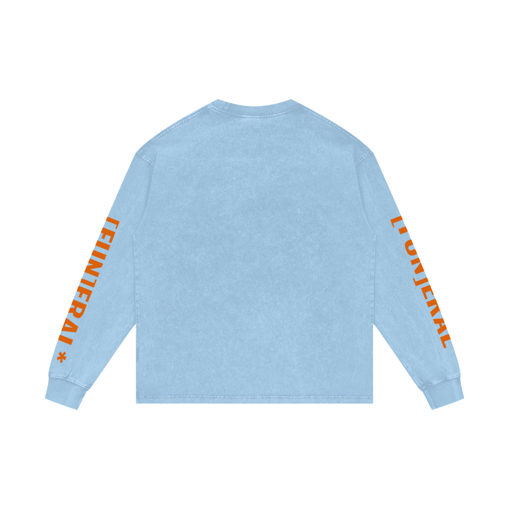 [FUNERAL* Acid Wash Long Sleeve T-Shirt