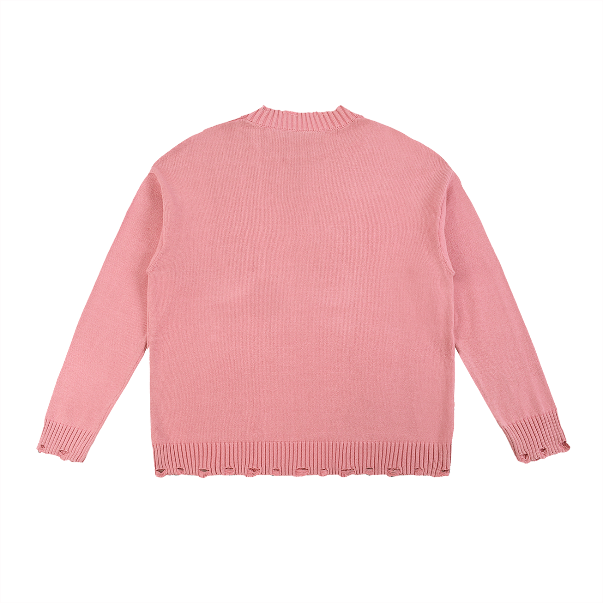 [FUN]ERaL* SAINT MICHEAL Hand-Frayed Sweater