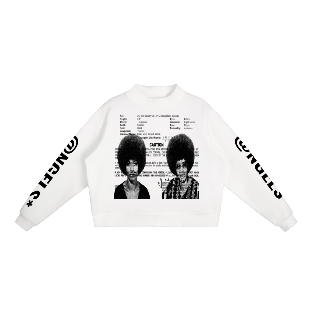 @NGELS*. Mock-Neck Crew Sweatshirt