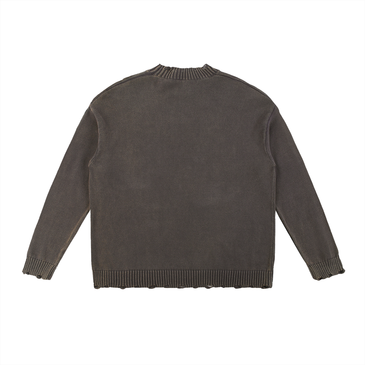 [FUN]ERaL* SAINT MICHEAL Hand-Frayed Sweater
